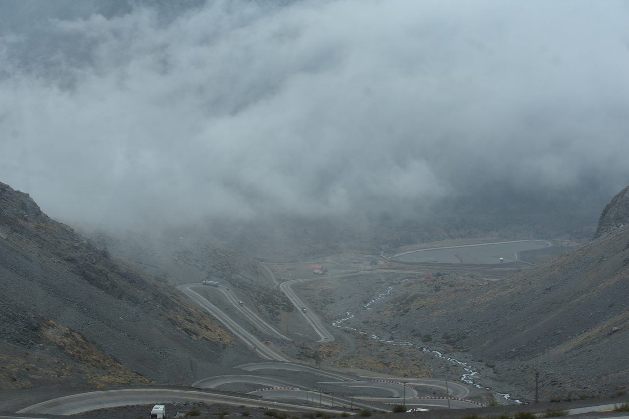 Paso Internacional Los Libertadores - A bus journey from Mendoza to Santiago