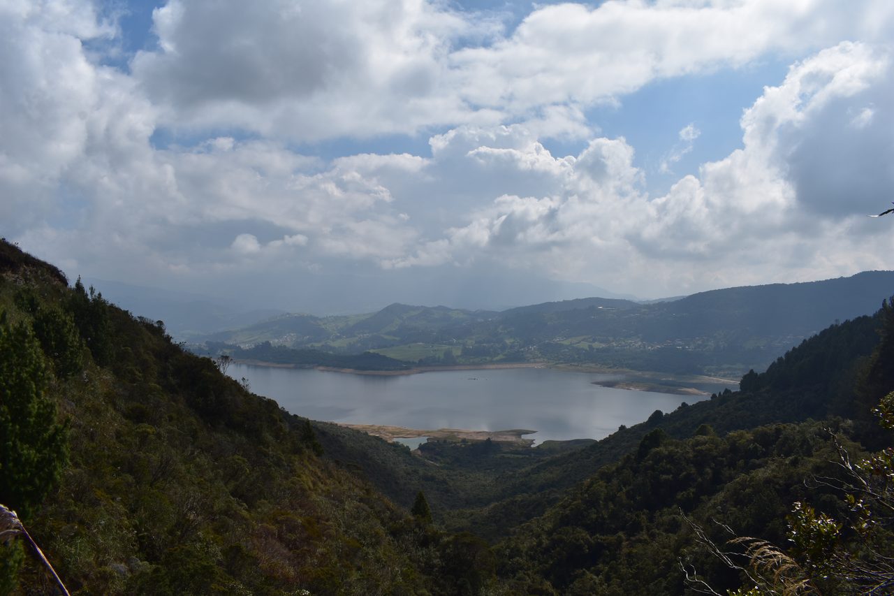 How to hike the Camino del Indio from Bogotá's Cerros to La Calera with the stunning Embalse de San Rafael backdrop
