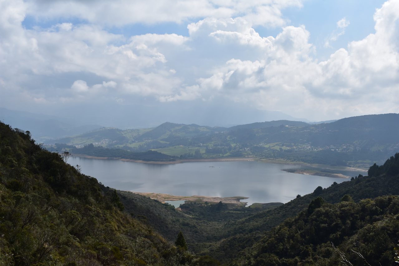 How to hike the Camino del Indio from Bogotá's Cerros to La Calera with the stunning Embalse de San Rafael backdrop