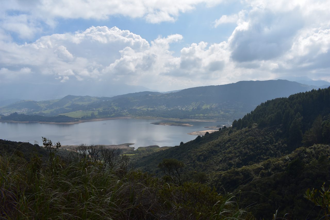 How to hike the Camino del Indio from Bogotá's Cerros to La Calera with the stunning Embalse de San Rafael backdrop