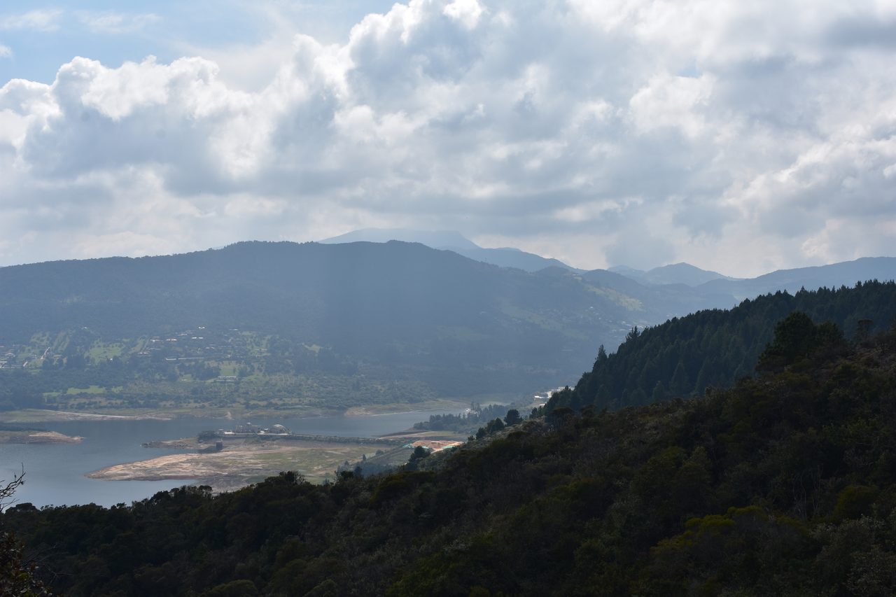 How to hike the Camino del Indio from Bogotá's Cerros to La Calera with the stunning Embalse de San Rafael backdrop