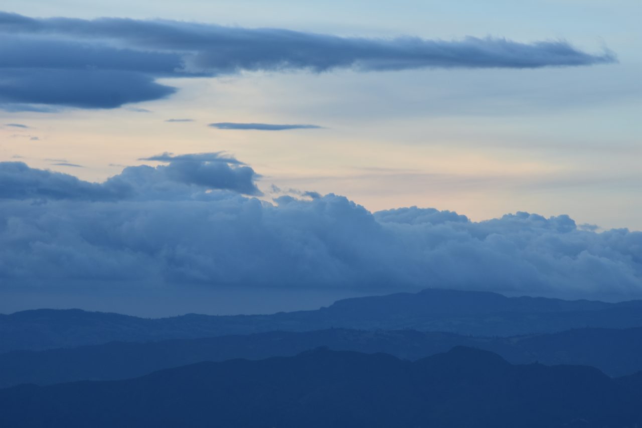 Experience the Sunset Behind the Andes from Cerro de Monserrate with Panoramic Views of Bogotá